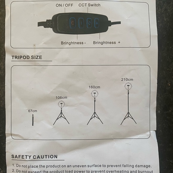 DESKTOP/TABLETOP LED 10 INCH RING LIGHT - Picture 9 of 9